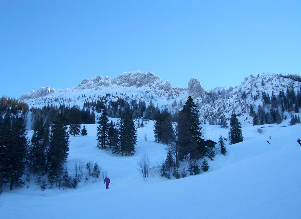 Winterspaß auf der Kampenwand